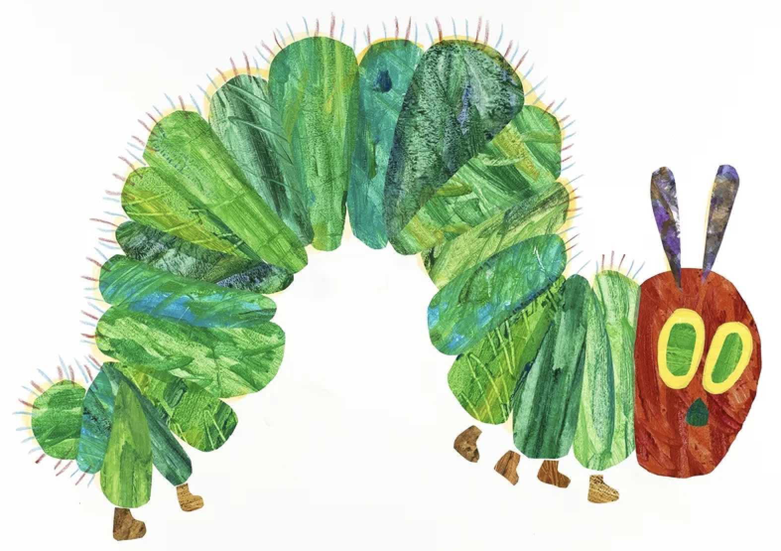 The very greedy caterpillar