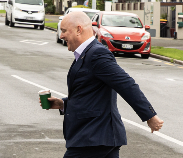 Mr Luxon speaks freely