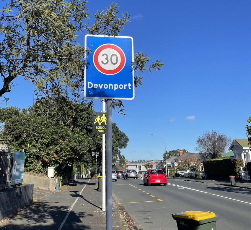 Welcome to Devonport have a nice drive