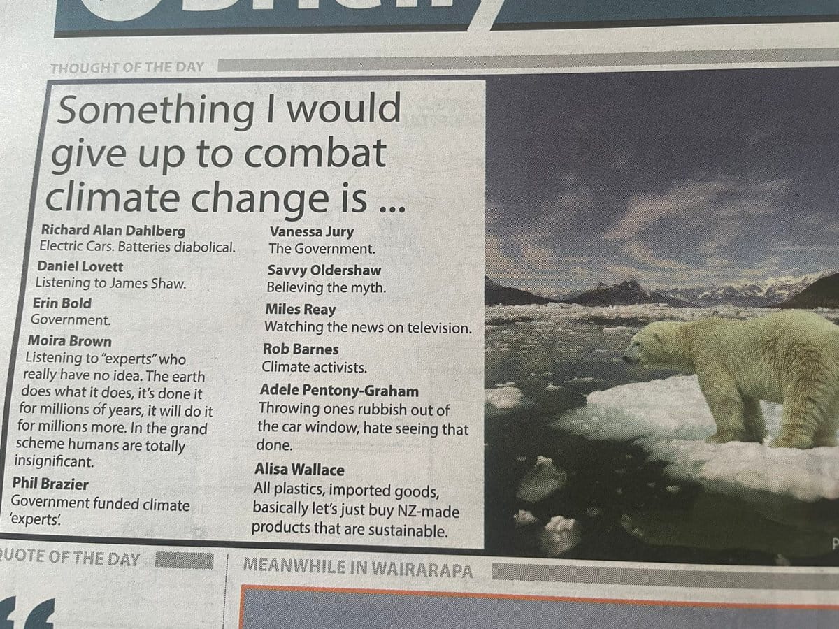 What you might get in a saner world